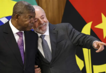 Pesidente da República JOÃO MANUEL GONÇALVES LOURENÇO felicita LUÍS INÁCIO LULA DA SILVA Ppresidente da República Federativa do Brasil